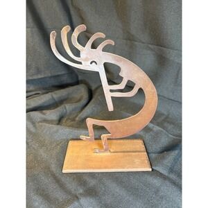 Kokopelli Metal Sculpture Native American Southwest Art‎ Figurine Decor
